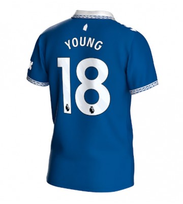 Everton Ashley Young #18 Kotipaita 2023-24 Lyhyet Hihat